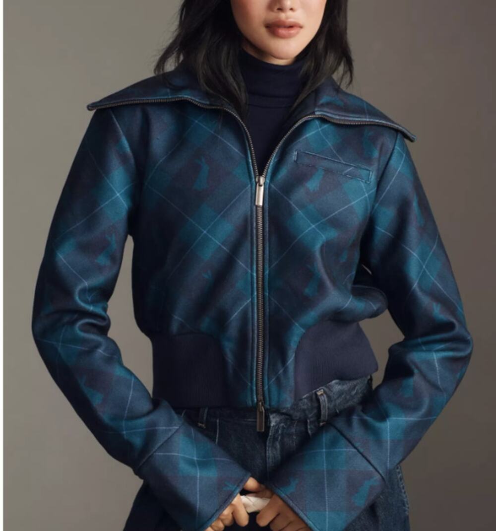 Maeve Shrunken Bomber Jacket